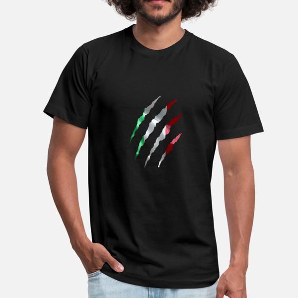 

italian flag italy t shirt men printing 100% cotton plus size 3xl pattern anti-wrinkle building spring autumn original shirt