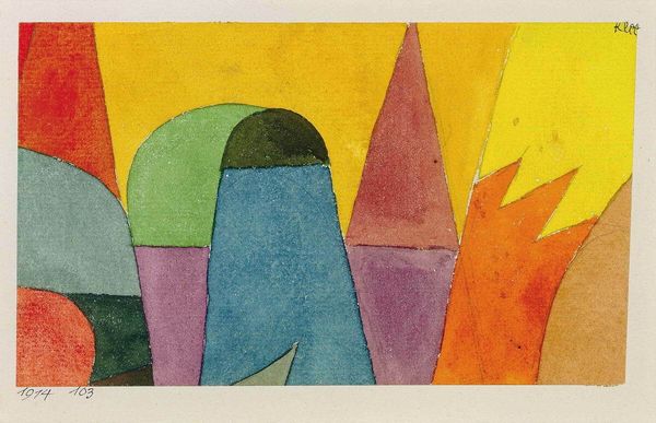 

paul klee with the mauve triangle home decor handpainted &hd print oil painting on canvas wall art canvas pictures a567