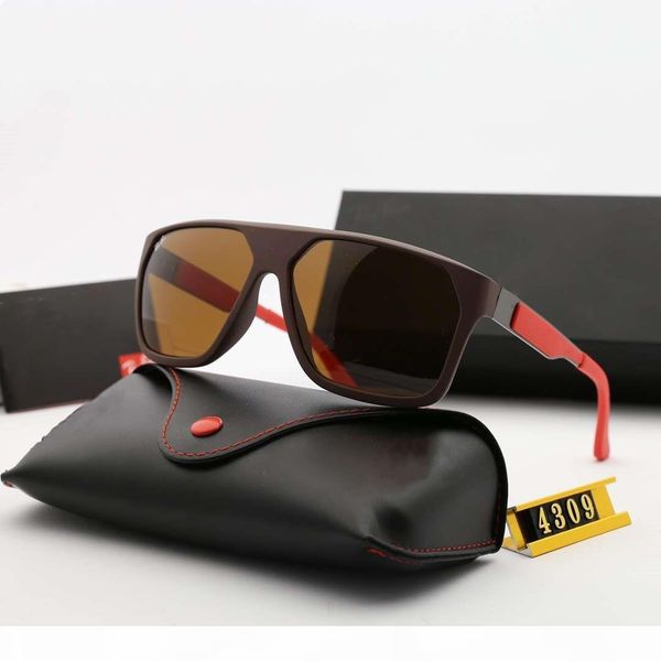 

design sunglasses -2019 new polarized sunglasses with polarizing lens tr90 frame steel rubber leg 4309-m, White;black