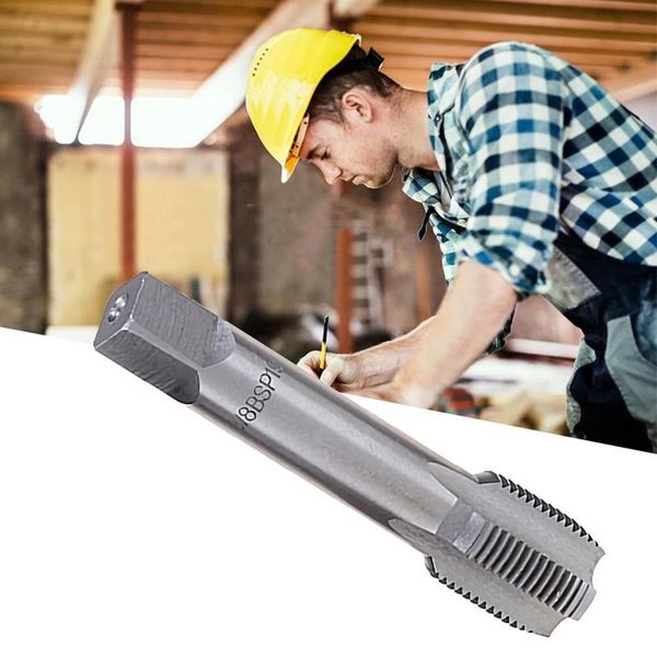 

hight quality g1/8 1/4 3/8 1/2 3/4 hss taper pipe tap metal screw thread cutting tools cylindrical pipe thread tap