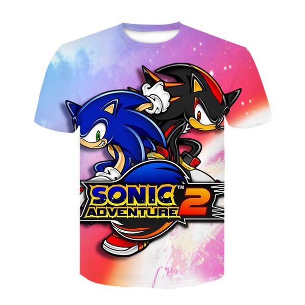 

sonic the hedgehog 3d boys summer cute girls mario boys clothing mens anime 3d print shirts humor hippie graphic men clothing