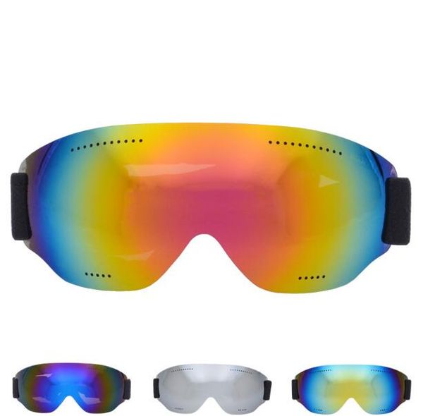 

single-layer ski big spherical snow goggles goggles windshield windproof sand ski goggles multicolor new ing