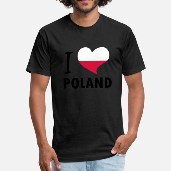 

poland t shirt men custom cotton s-xxxl gift humor spring autumn trend shirt