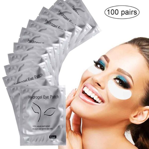 

50/100pairs/pack eyelashes extension eye pads pillows disposable patch for eyelash under lash tips lint sticker wraps make