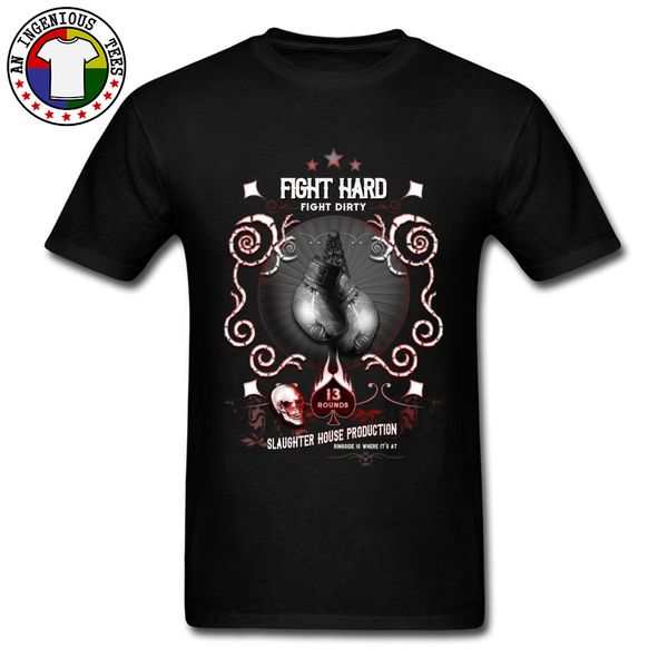 

mike boxer fight hard fight dirty men t-shirt fashionable crew neck 100% cotton tees 3d pp skull joker printed tees geek t shirt