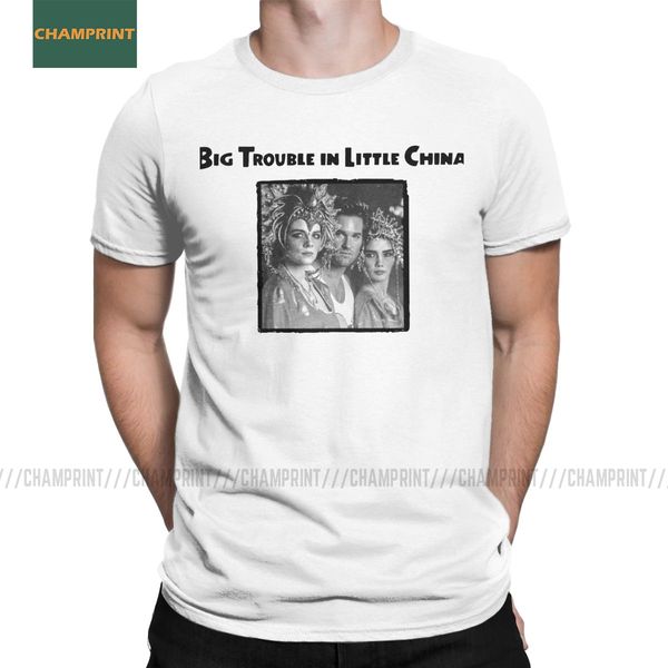 

big trouble in little china men t shirt film lo pan david kung fu karate creative tees short sleeve t-shirts cotton plus size