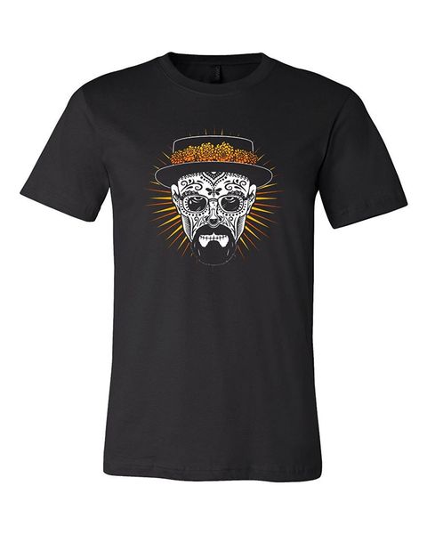 

100% хлопок мода 2019 новых сахарный череп гейзенберг ii t-shirt