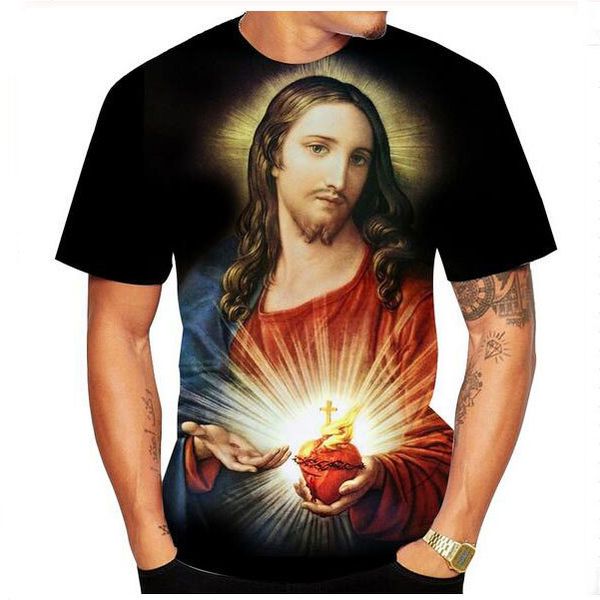 

2020 accept уважаемый клиент дизайн аниме / фото / star / singer pattern / diy футболки женщины мужчины классический иисус 3d печати сублима, White;black