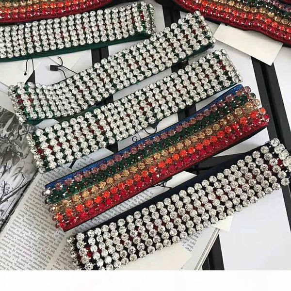 

2018 web упругое полоса кристалл оголовье впп headwrap зеленый и красный ремень ясный кристалл pave партии женщин свадебный коктейль мода, Silver