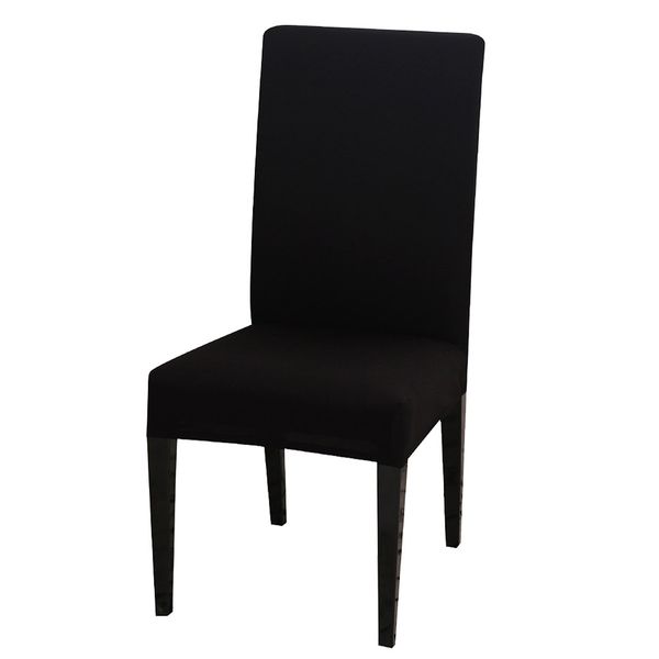 

kitchen removable washable solid color high stretch seat slipcover chair cover