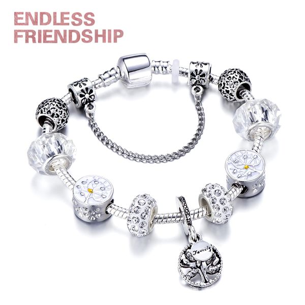 

natural life tree charms bracelet for women fit brand bracelet dropshipping, Red;blue