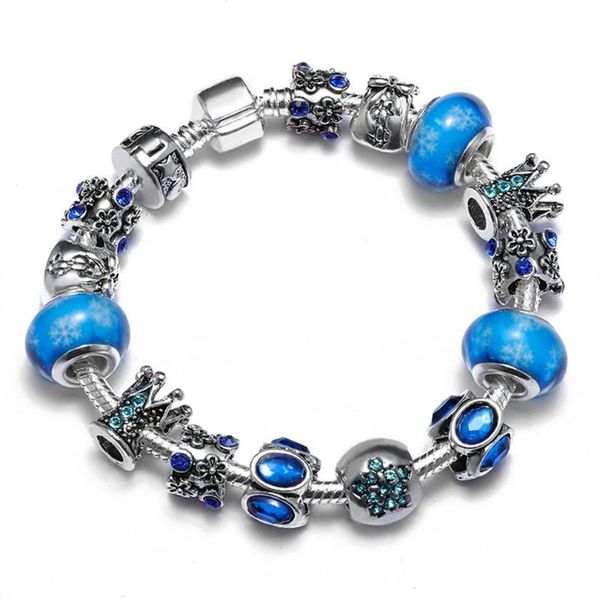 

girl beads bracelet charming bracelet for women fashion christmas party bangle trendy female jewelry party ornaments, Golden;silver