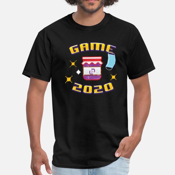 

game jam 2020 t shirt men printing 100% cotton o-neck gents crazy comfortable spring autumn cool shirt