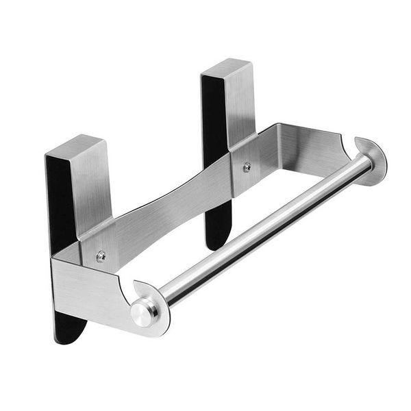 

stainless steel home towel rack anti slip punch storage holder card slot