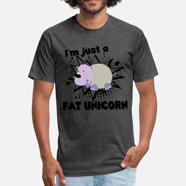 

rhino just a fat unicorn shirt t shirt men designs 100% cotton s-xxxl natural sunlight casual summer style novelty shirt