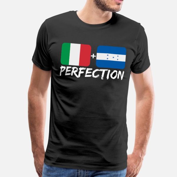 

italian plus honduran perfection mix heritage flag t shirt men printing short sleeve euro size s-3xl unique cute building spring autumn