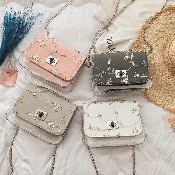 

с прозрачными женская сумка плеча мода pu кожа turn блокировки женская сумка luxury chain посланника