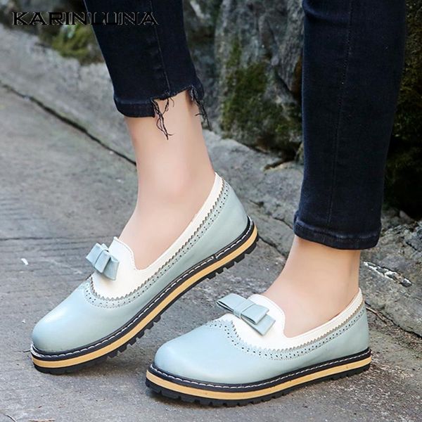

karin 2020 dropship women flats round toe flat with butterfly-knot spring/autumn casual woman shoes, Black