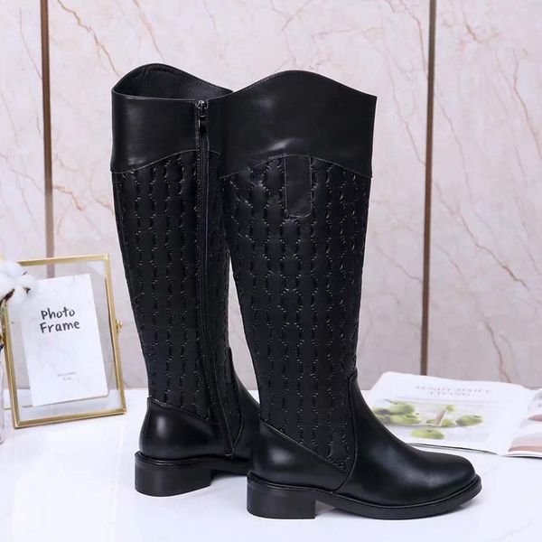 

dhl women boots ankle boots real leather shoes fashion shoes winter fall fashion boots rivet with box eu:35-41 02k27026, Black