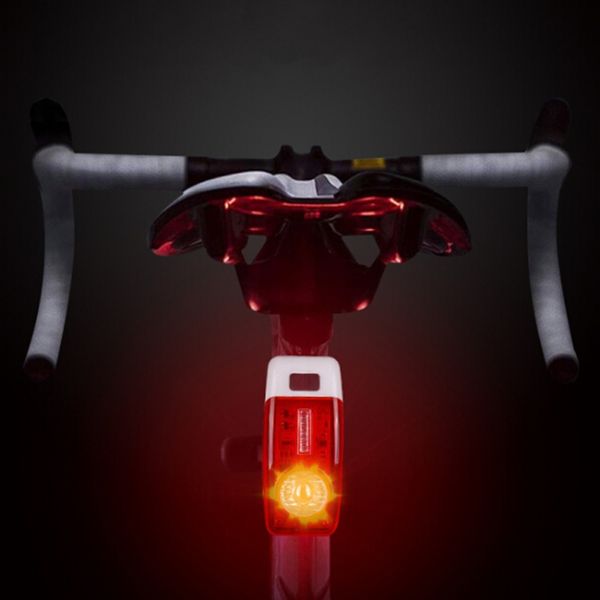 

durable bicycle tail light night riding safety warning rear light cycling flashing rear lights waterproof bike accessories