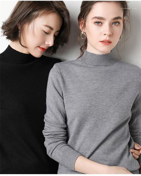 

sweater turtle neck solid color female clothing long sleeve female clothing warm style casual apprel full coats womens autumn designer, White;black
