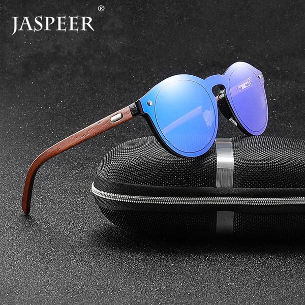 

jaspeer круглый бамбук дерево поляризованные очки женщины мужчины марка дизайнер солнцезащитных очков спортивные очки солнцезащитные очки, White;black