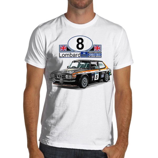 

2019 new fashion cool tee shirt swedish car fans 99 turbo 1980 rac rally soft cotton t-shirt custom t-shirt