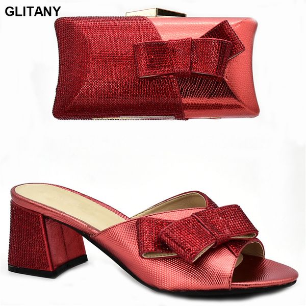 

dress shoes latest design african matching and bags italian in women high heels bag set for party wedding pumps, Black