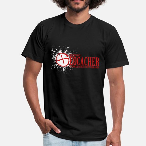 

mess with a geocacher t shirt men printed cotton s-3xl clothing fit fashion spring vintage shirt