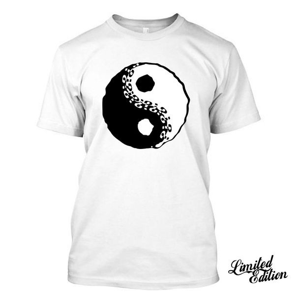 

2019 100% cotton yin yang i love meditation kung fu yogaer t shirt tees tee shirt