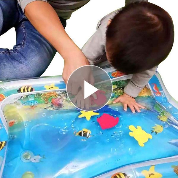 

party favors inflatable baby water mat infant playmat toddler fun activity play center kids toys sensory stimulation motor skill