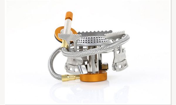 

quality outdoor gas stove camping gas burner folding electronic stove hiking portable foldable split stoves