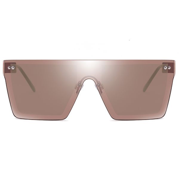 

2020 large frame sunglasses exaggerate square-shaped sun glasses bdry, White;black