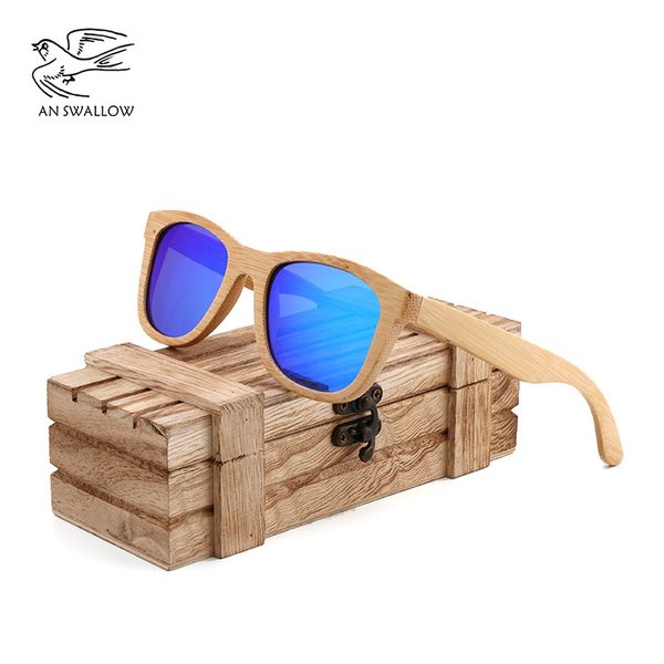 

an swallow new 100% real zebra wood sunglasses polarized handmade bamboo mens sunglass sun glasses men gafas mader, White;black
