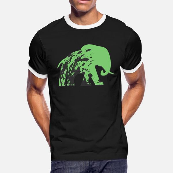 

urban elephant t shirt men designer short sleeve plus size 3xl pattern graphic humor summer style letter shirt