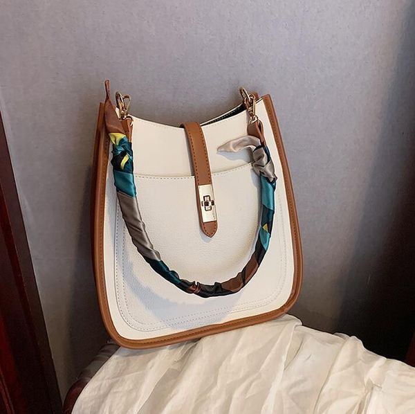 

lady bucket silk scarves handbags women shoulder bag crossbody classic colours women bag