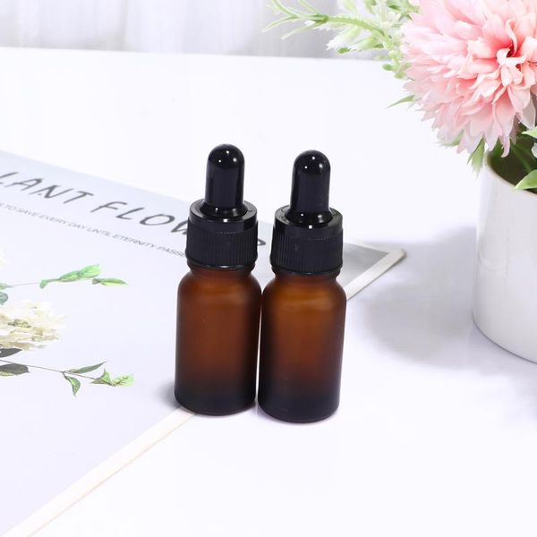 

10pcs refillable empty bottle with dropper and cap diy supplies tool accessories essential oil perfume carrier for travel ( c