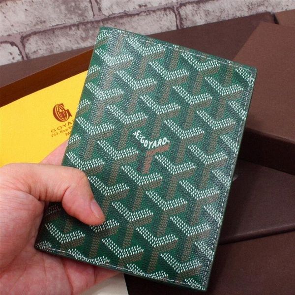 

Top quality Mens passport holder Women Wallet Flower printing Card Holder Leather Women Purse Covers For Passports with box dust bag GVa9#, Brown;gray
