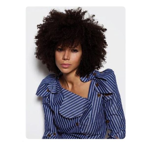 mulheres do estilo hot cabelo indiano curto bob crespo peruca negra americana Simulação Cabelo Humano Africano peruca afro curto encaracolado