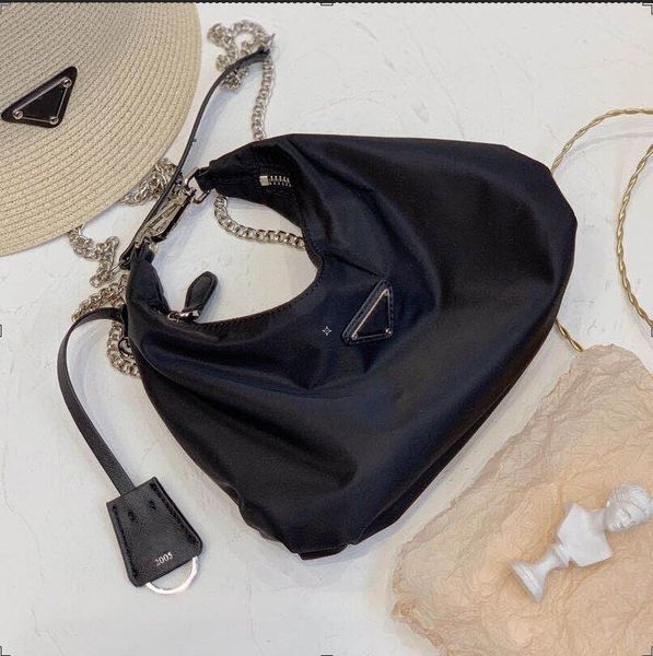 

2020 women nylon handbags fashion new style shoulder bags chain crossbody letter totes with box