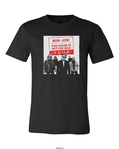 

bon jovi not for sale concert custom soft t-shirts tee men short sleeves t shirt tee