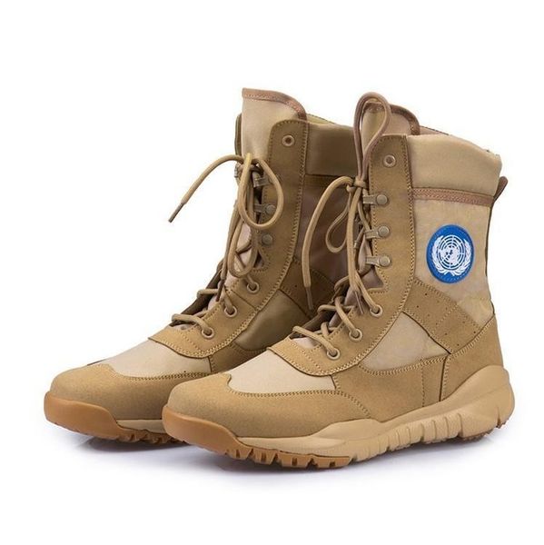 

us stock fashionable new safe army male combat tactical desert boots winter outdoor hiking boots tactical duty shoes od0005