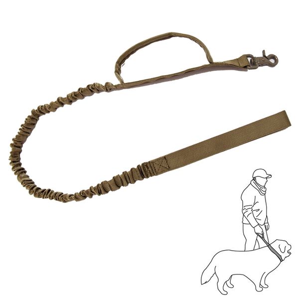 

nylon tactical multi-function dog leash sling training dog bungee leash adjustable nylon rope retractable combat us amry dog leash