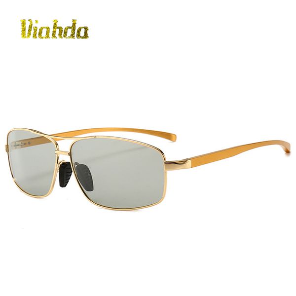 

viahda sunglasses men polarized aluminum glasses hd driving shades sun glasses male, White;black