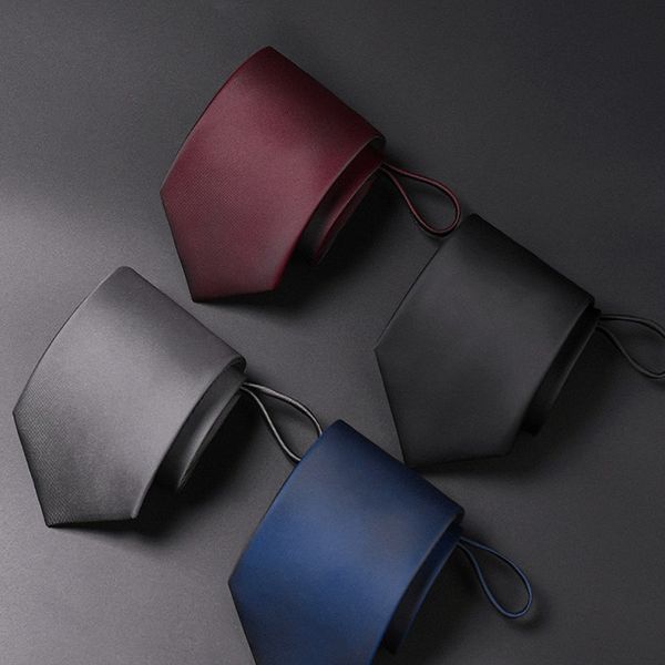 

2020 дизайнер новая мода 8cm стяжки для zipper solid color галстуки свадебные формальное костюм бизнес работы аксессуары с подарочной коробк, Black;gray
