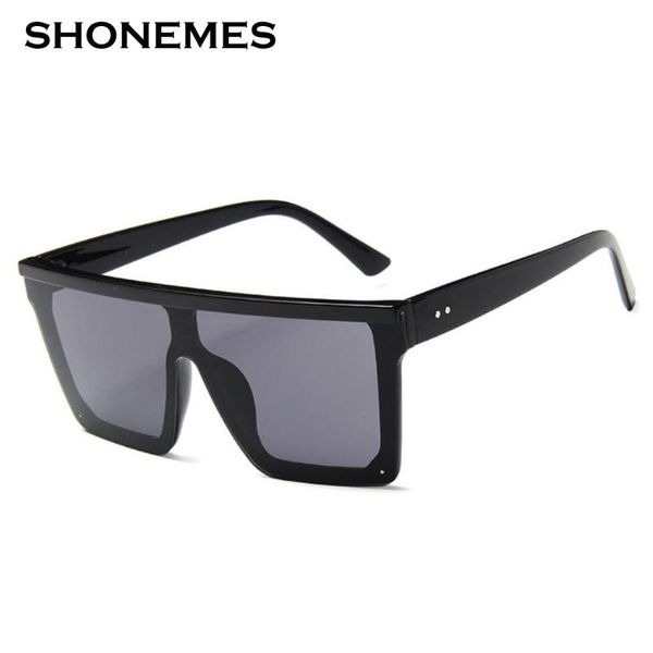 

vintage oversized sunglasses square men women big frame design shades female flat rivet eyewear retro sun glasses, White;black