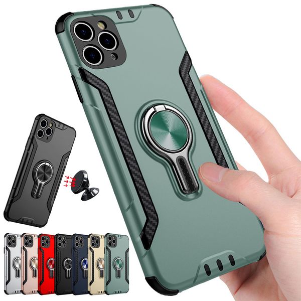 

роскошный телефон чехол с кольцевым кронштейном для iphone11pro max xs max x-7 plus se задней крышки