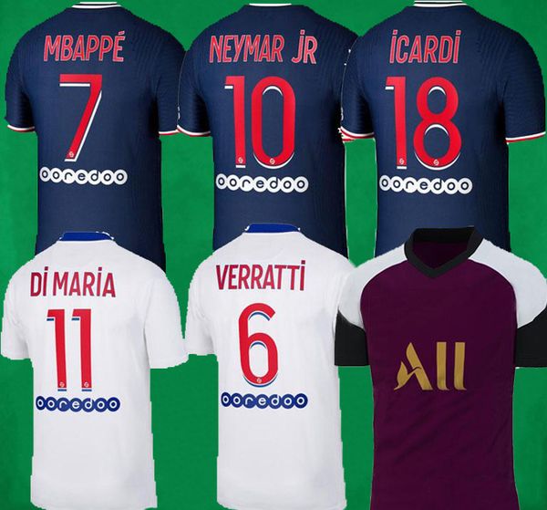 

Maillots de football kits 20 21 Soccer Jerseys 2020 2021 MBAPPE ICARDI NEYMAR Football Shirts Men Kids Sets Maillot De Foot Hommes Enfants