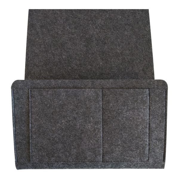 

felt pocket tablet phone holder accessories home bedside hanging storage bag