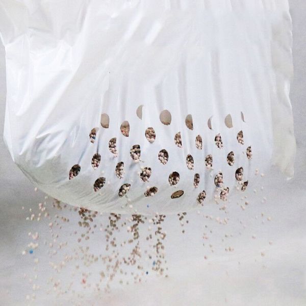 

portable home hygienic drawstring cat sand filter bag reusable puppy litter box tray home